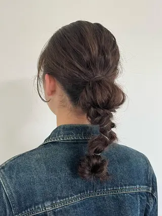 セミロング モッズヘアアカデミー所属・ヒグチ リンのヘアスタイル