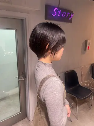 ショート カラー 🦋ハイトーンボブ ショート🦋トシキのヘアスタイル