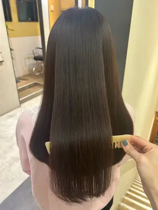 ロング カラー hub hair レイヤー/透明感のヘアスタイル