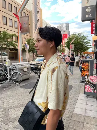 ショート メンズ 髪質改善ストレート KENTOのヘアスタイル