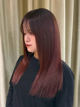 カラー 吉田 莉子のヘアスタイル