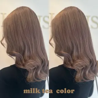 ミディアム lovis🧸ゆうあ 🧸/透明感カラーのヘアスタイル