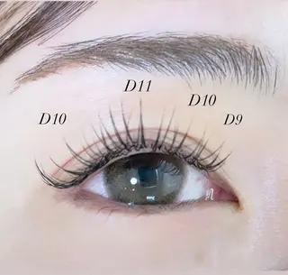 マツエク・マツパ chuna eyelashのマツエク・マツパデザイン