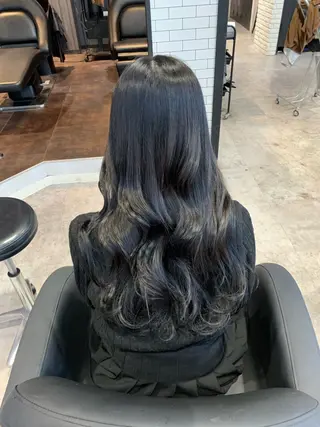 ロング shes茶屋町アリサ 🎀顔周り×韓国風のヘアスタイル