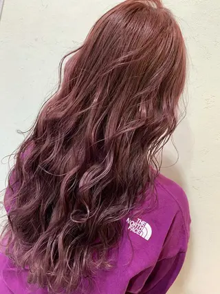 ロング カラー 天野 開のヘアスタイル