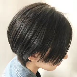 ショート 松田 凜花のヘアスタイル
