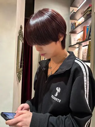 カラー メンズ ⠀ リコのヘアスタイル