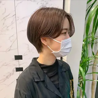 ショート aoi /パーマ /まるみショートのヘアスタイル