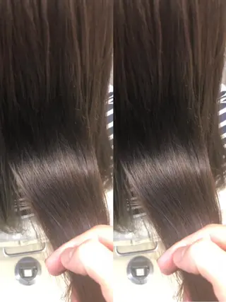 ロング コテ巻き風パーマ/ 髪質改善/河島恭平のヘアスタイル