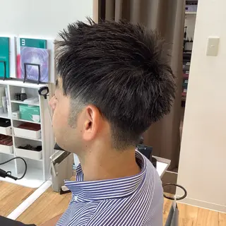ショート メンズ エイジングケア特化 美容師✂️山崎竜二のヘアスタイル