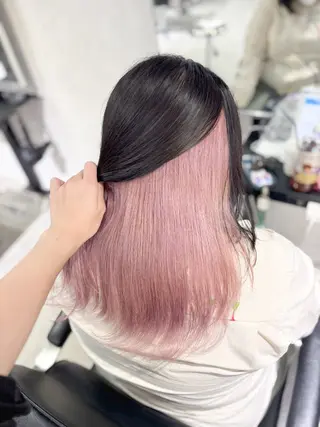 カラー ヘアアレンジ 艶髪ハイトーン/ ブロンド/Nagiのヘアスタイル