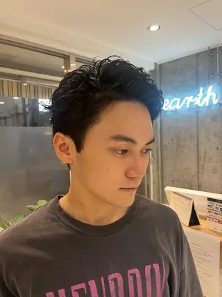 ショート レイヤー/メンズ /髪質改善 廣島公平のヘアスタイル