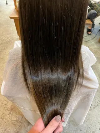 ロング 髪質改善/縮毛矯正 /青山　早希🐾のヘアスタイル