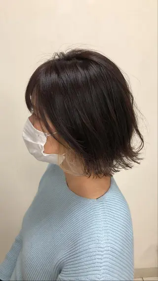 ミディアム カラー ヘアアレンジ 髪質改善ケア特化 石田のヘアスタイル