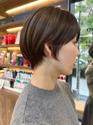 ショート GIEN 西宮ガーデンズプラス所属・中尾 碧斗のヘアスタイル