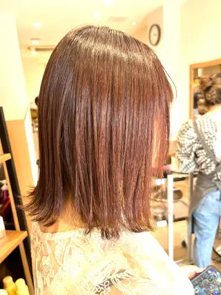 ミディアム カラー レイヤーカット×艶髪 /Ayanaのヘアスタイル