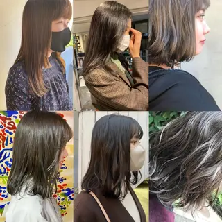 ミディアム カラー パーマ 20代、30代からの おしゃれ🍃笹岡航太のヘアスタイル