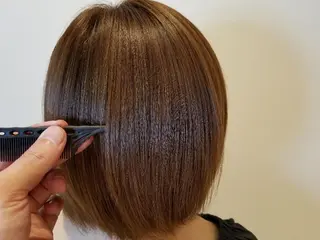 ショート カラー パーマ 髪質改善/ハイライト 小林秀樹のヘアスタイル