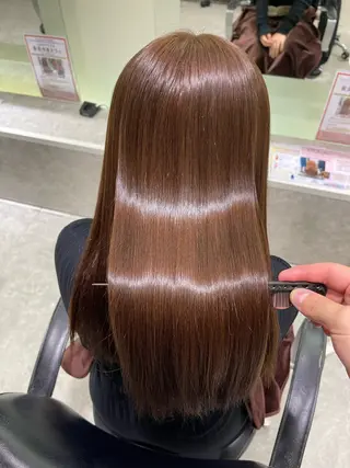セミロング Lee尼崎所属・Lee尼崎／縮毛矯正 土肥凌輔のヘアスタイル