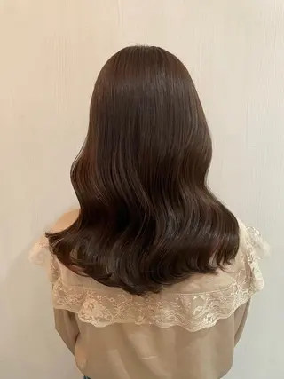 ロング FERIA梅田🖤 透明感カラー🎀のヘアスタイル