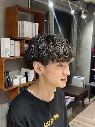 パーマ メンズ fifth 柏崎功真のヘアスタイル
