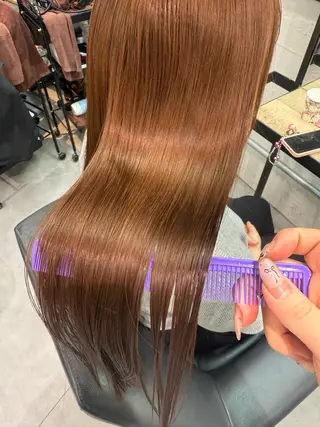 ロング カラー ハイトーン美容師 🤍のあ🤍のヘアスタイル