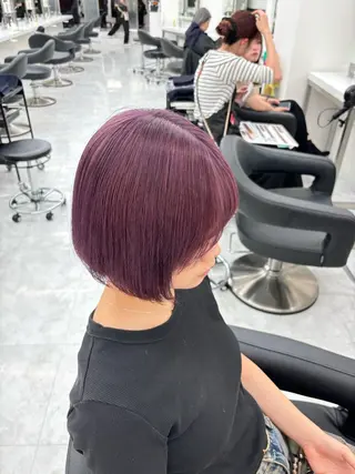 ショート カラー 🫧韓国風透明感 ヘア🫧towaのヘアスタイル