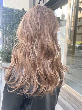 カラー MEGU💓艶髪 レイヤー💓韓国風のヘアスタイル
