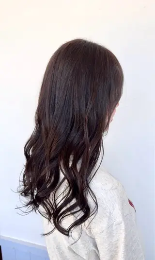 ロング カラー 堀 菜々花のヘアスタイル