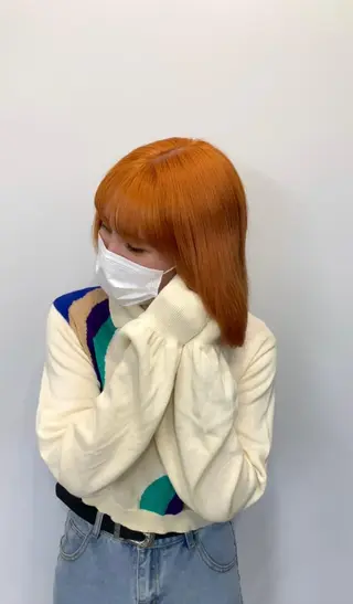 ショート カラー sunc所属・レイヤーカット ワンホンヘアそうたのヘアスタイル