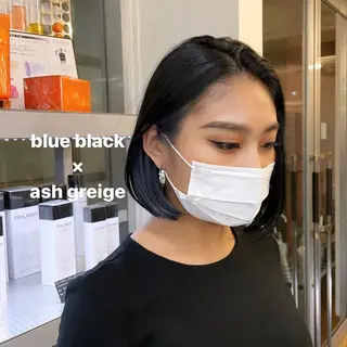 ショート カラー fifth所属・センターパート／マッ シュ／パーマ　あさみのヘアスタイル