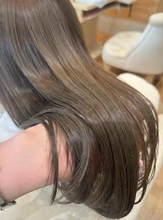 ミディアム カラー 暖色カラー/似合わせ カット/名古屋/辻のヘアスタイル