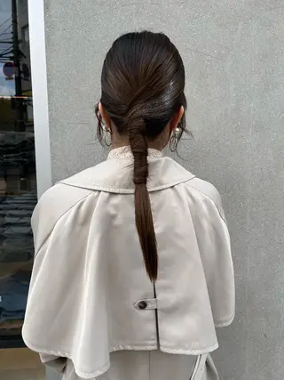 ヘアアレンジ AYANE 韓国ヘア /レイヤーカットのヘアスタイル