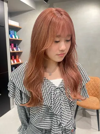 ロング カラー 暖色レイヤー 🥀REIRIのヘアスタイル