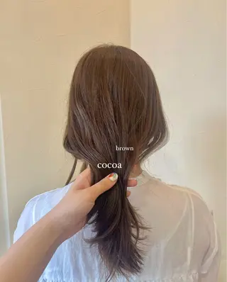 ミディアム ブリーチなしダブル カラー/なぎ🦖ᩚのヘアスタイル