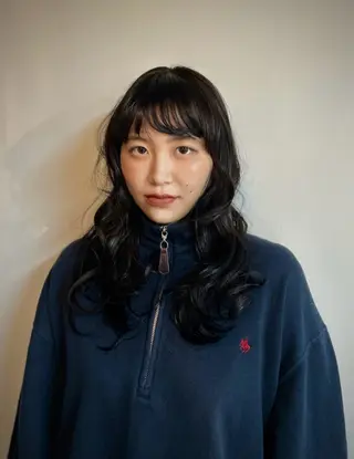 セミロング カラー パーマ suiu所属・カラーモデル募集中♪ nanamiのヘアスタイル