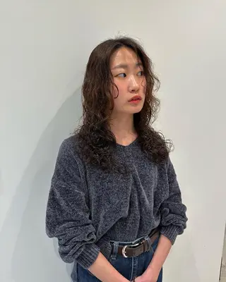 セミロング パーマ メンズパーマ/ スパイキー/神田正紀のヘアスタイル