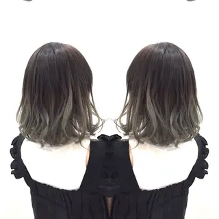 ミディアム カラー 髪質改善特化サロン ICONIQ天神店のヘアスタイル