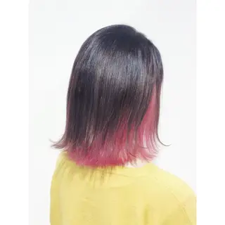 ミディアム カラー KIZU 髪質改善 オカルト怪談のヘアスタイル