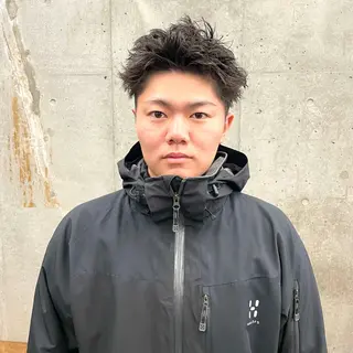 ショート パーマ メンズ men's 特化 ✨ソウタのヘアスタイル