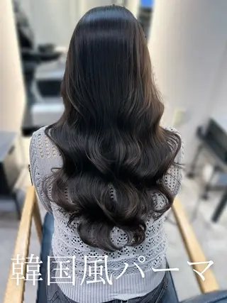 ロング 韓国風パーマ/ 韓国ヘア/大森千寛のヘアスタイル