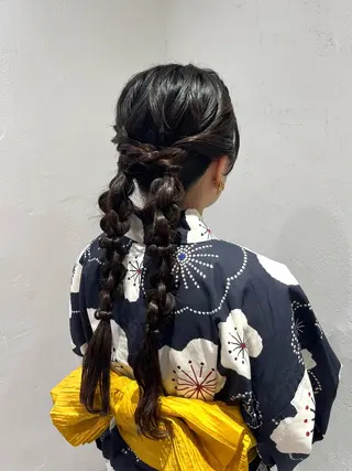 ヘアアレンジ 透明感カラー/ アレンジ✩akaneのヘアスタイル