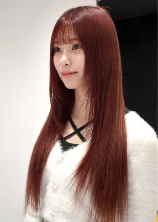 ロング カラー 飯田 優花/カットモデルのヘアスタイル