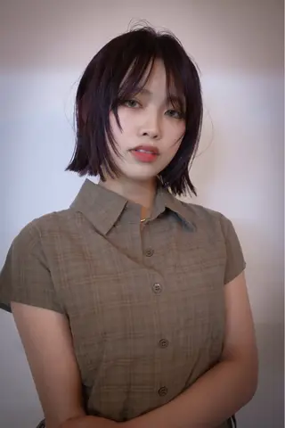 ショート カラー KEI gattacaのヘアスタイル