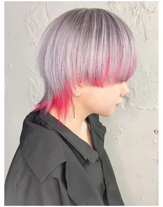ショート カラー GARU-ガル-所属・TSUNO🦖 派手髪/オタク美容師のヘアスタイル