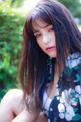 ロング 永田 崇のヘアスタイル