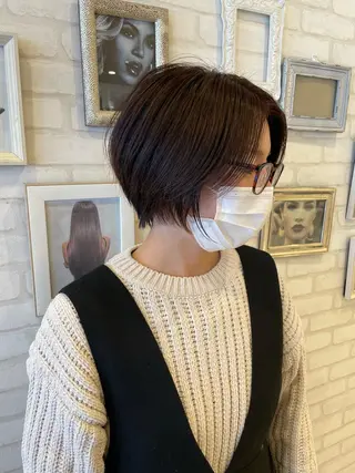ショート カラー 【髪質改善】 夏目結以のヘアスタイル