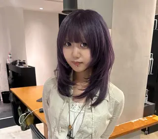 ミディアム レイヤーカット/ ボブカット/ケンヤのヘアスタイル