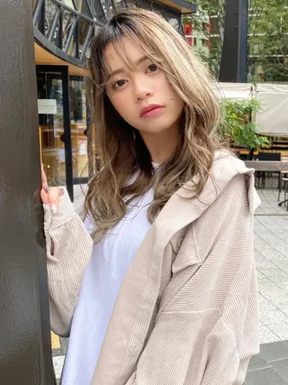 ロング 中山 丈也のヘアスタイル