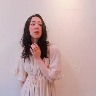 ミディアム カラー 清水 まなのマツエク・マツパデザイン